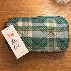 NWT Lug Coupe Xl Tempo Plaid Green